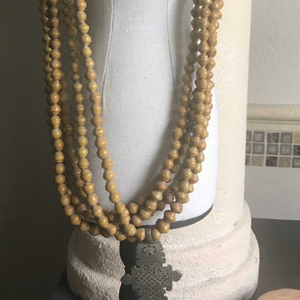 Beautiful handmade "tribal" necklace